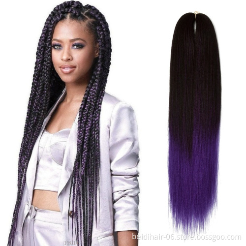 26inch Soft Pre-stretched EZ Braiding Hair Hot Water Setting Yaki Straight Easy Braids